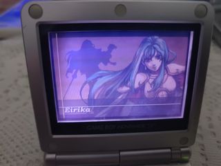 Game Boy Advance SP Plata + Cargador +1 juego