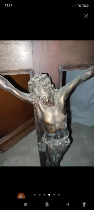 Cristo de madera grande 70cm