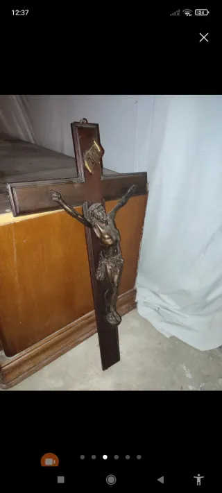 Cristo de madera grande 70cm