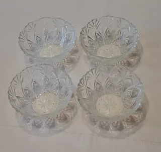 Set 4 ciotoline in vetro