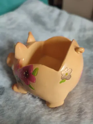 Maialino porta post-it decorato