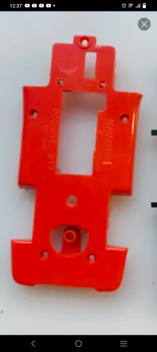 Chasis Scalextric Rojo para modelo Porsche 917