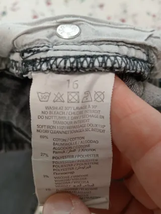 Pantalón Levis niño gris
