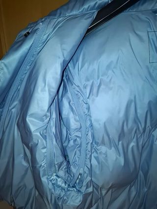 Chaqueta acolchada azul Massimo Dutti