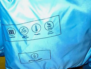 Chaqueta acolchada azul Massimo Dutti