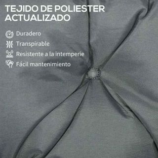 Cuscino per panca con schienale 150x98x8 cm