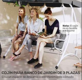 Cuscino per panca con schienale 150x98x8 cm