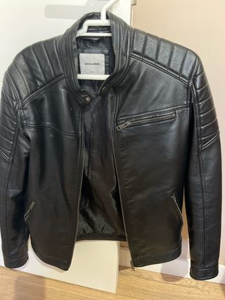 Chaqueta Cuero Jack & Jones Talla L