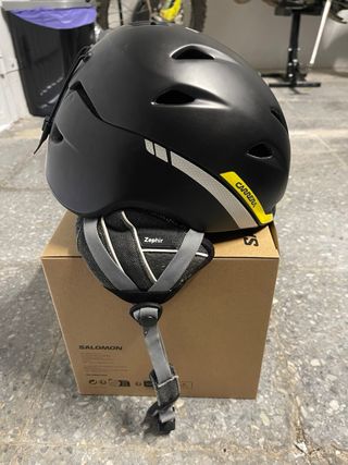 Casco de esquí Carrera Zephir Negro