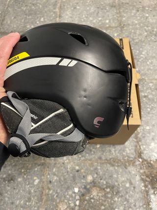 Casco de esquí Carrera Zephir Negro