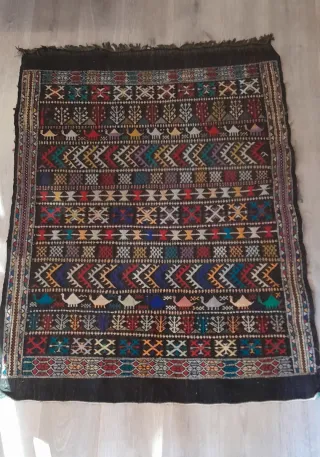 Alfombra Kilim Marroquí Lana