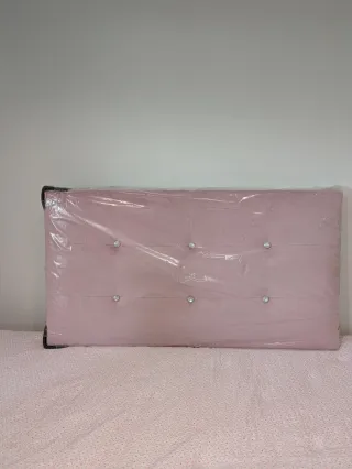 Cabecero Cama 90 Terciopelo Rosa Nuevo