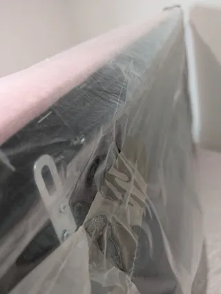 Cabecero Cama 90 Terciopelo Rosa Nuevo