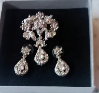 Aderezo Fallera Niña Plateado