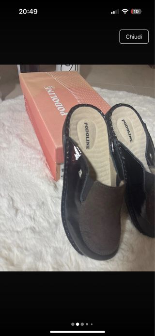 Ciabatte PODOLINE nere rimanenza farmacia