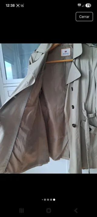 Gabardina Springfield Beige Talla M