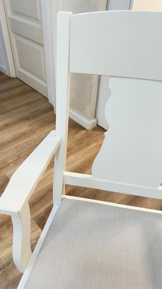 2 Sillas comedor Ikea madera y tela