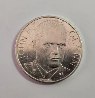 Medaglia John Glenn Volo Nello Spazio in argento