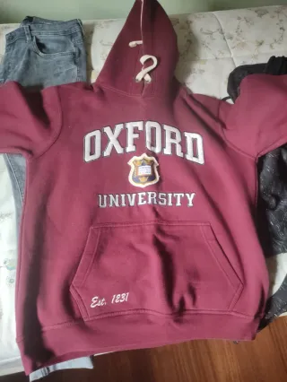 Sudadera juvenil negra