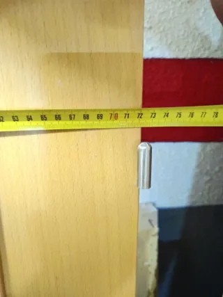 Puerta de cocina de madera maciza