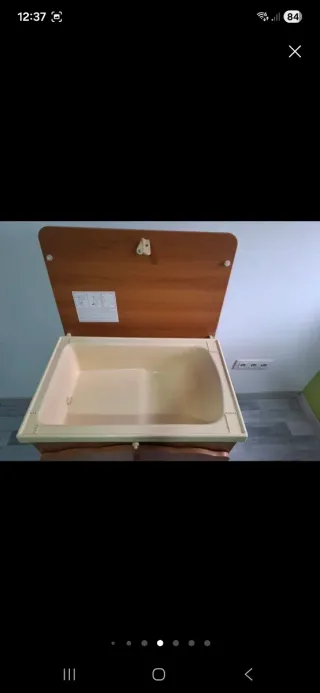 Muebles bebe( armario, mueble bañera y bañera)