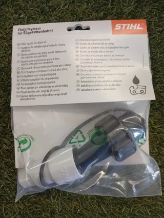 Sistema de llenado aceite motosierra Stihl