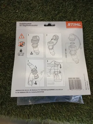 Sistema de llenado aceite motosierra Stihl