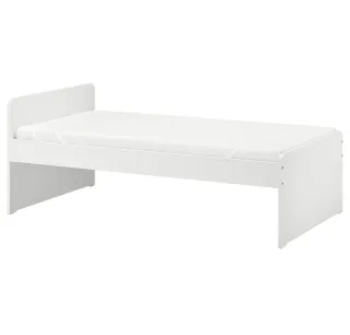Cama individual 90cm con colchón viscoelástico