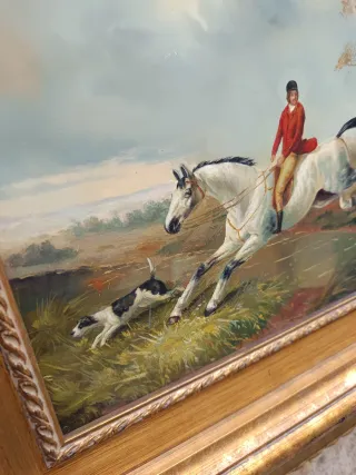 Cornice oro antico dipinta