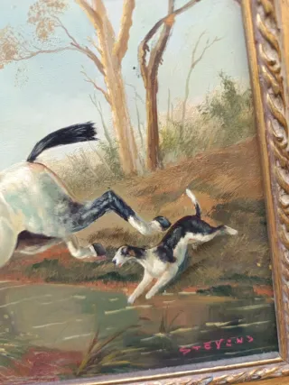 Cornice oro antico dipinta