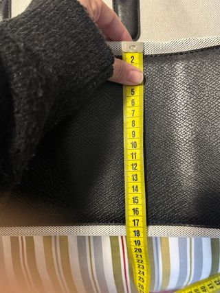 Bolso de hombro Negro Gris