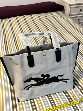 Bolso de hombro Negro Gris