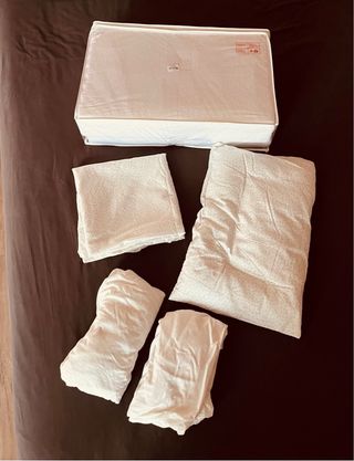 Cuna de viaje Cotton Juice doble nivel, NUEVA