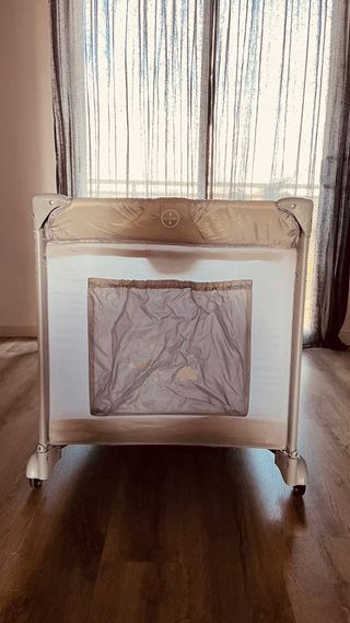 Cuna de viaje Cotton Juice doble nivel, NUEVA