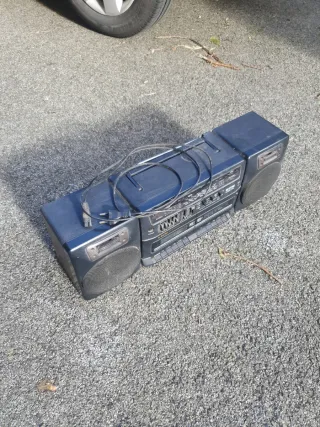 Radiocasete Panasonic Negro