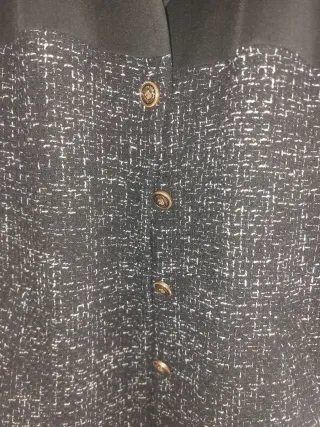 Blazer negro y multicolor sin estrenar