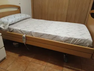 Cama articulada 90cm madera