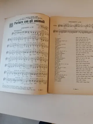 Spartiti musicali Parlare con gli animali e Tu dom