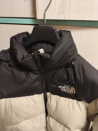 The North Face piumino beige e nero