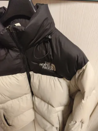 The North Face piumino beige e nero