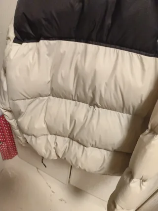 The North Face piumino beige e nero