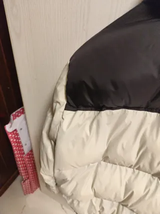 The North Face piumino beige e nero