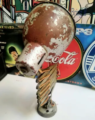 Lámpara Flexo Vintage Años 70 Metálica