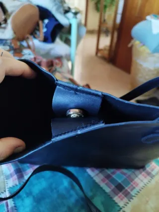 Borsa tote nera in pelle