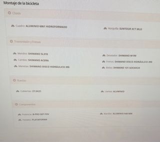 Bicicleta Montaña B-PRO M350 M