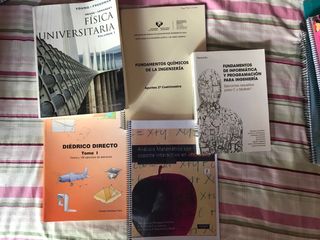 Libros 1º ingenieria UPV EHU.