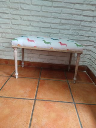 Banco scarpe design Cane scozzese Multicolore