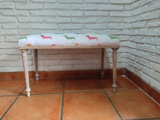 Banco scarpe design Cane scozzese Multicolore