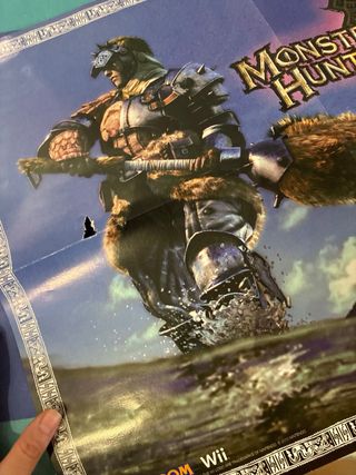 Póster Monster Hunter 3 Tri Wii Capcom