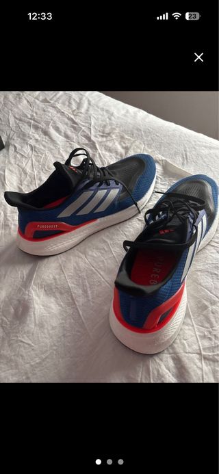 Zapatillas Adidas Deportivas  PUREBOOST 5Azul/Rojo